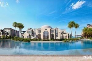 CALA Sahl Hasheesh – architectural visualization of the residential buildings and pools