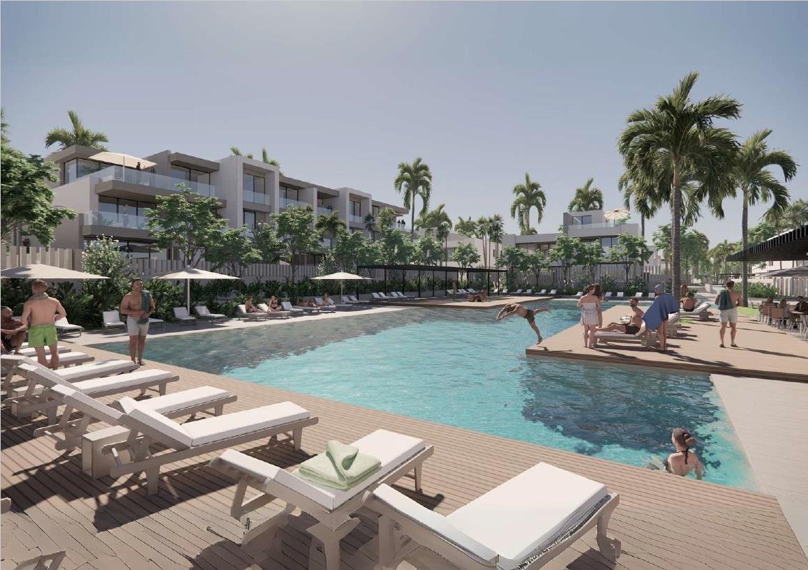 il Bayou pool terrace – developer visualisation